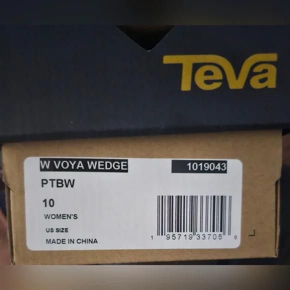 Teva w voya wedge sandles size 10 - Picture 4 of 5
